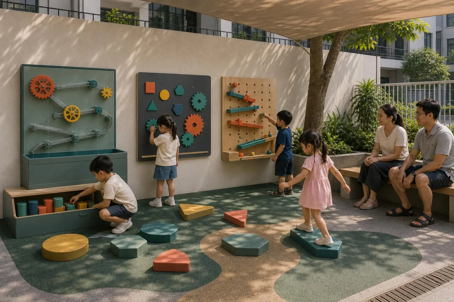 Sân chơi tò mò dành cho trẻ em tại The Ori Space, Mỹ Hạnh, Tây Ninh